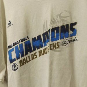 NBA, DALLAS MAVERICKS, 2011 PLAYOFF FINALS, XL, WHITE, COTTON